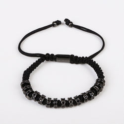 Moon Braided Bracelet - Black