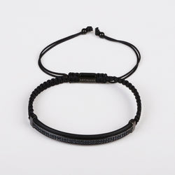 Double Long Tube Bracelet - Black