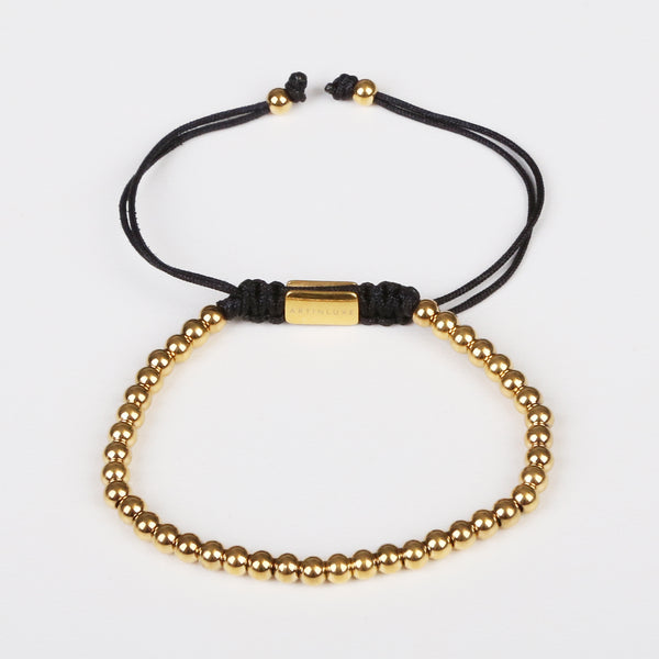 Classic Mini Beads Bracelet - Gold