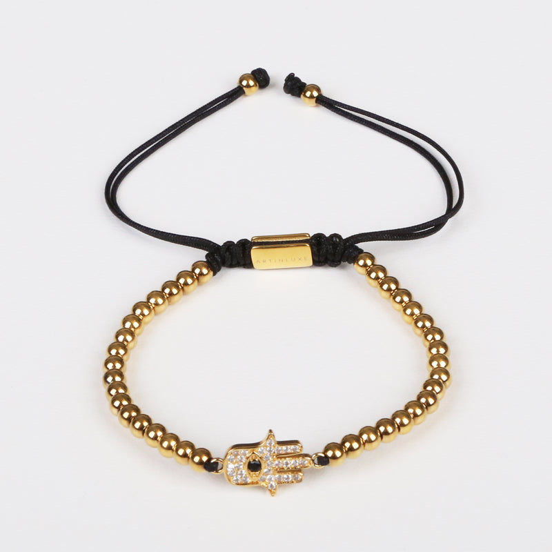 Hamsa Hand Bracelet - Gold